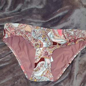 Alex Marie tea time paisley bikini bottom sz 12